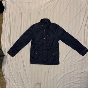 Banana Republic Navy Utility Jacket Size Medium Full Zip